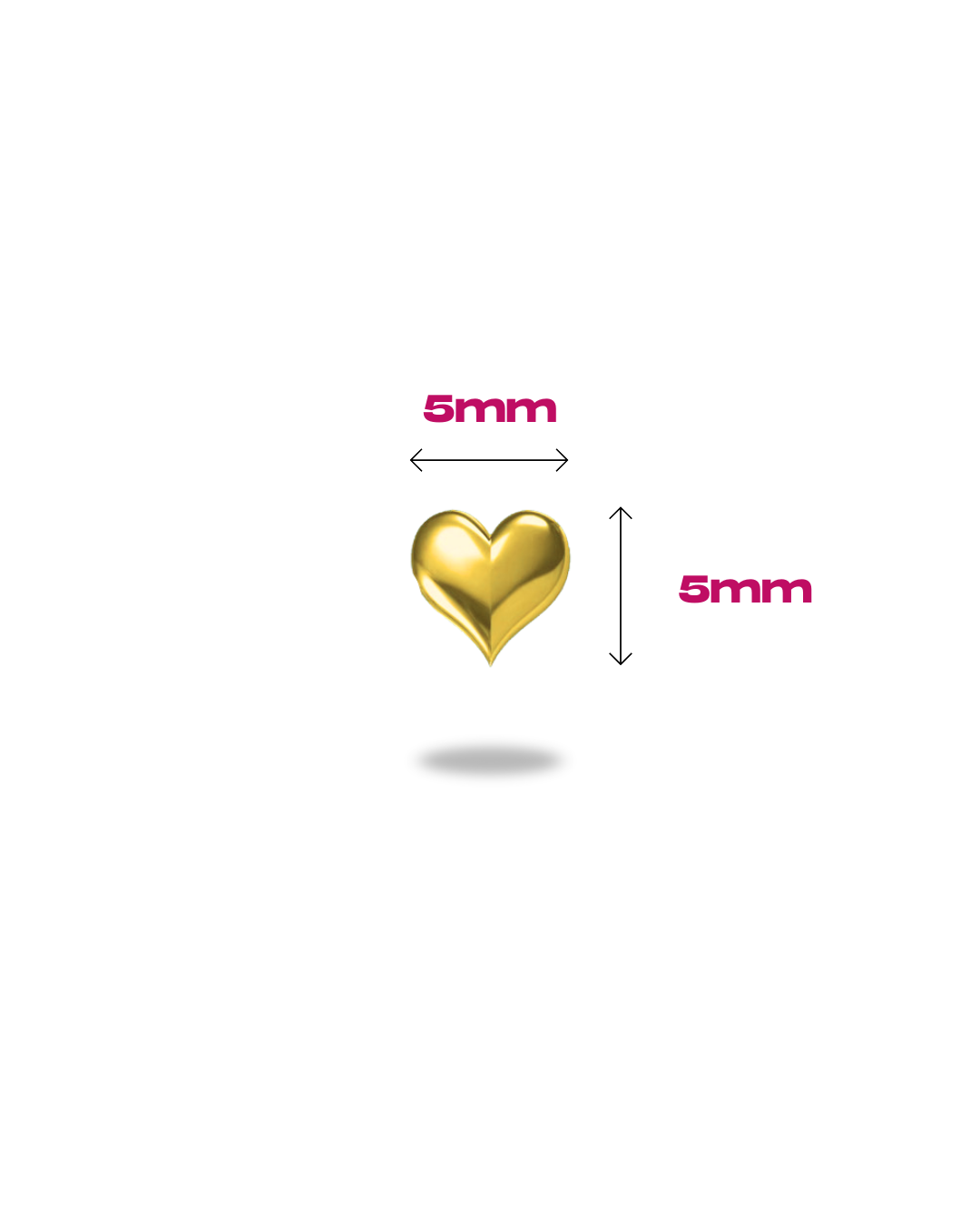 Romantic Heart 18ct Yellow Gold