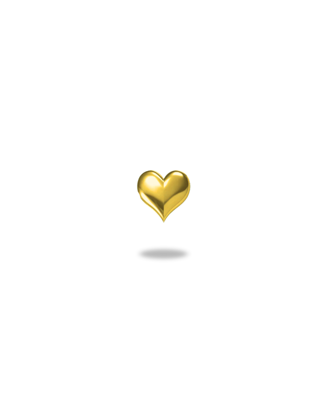Romantic Heart 18ct Yellow Gold